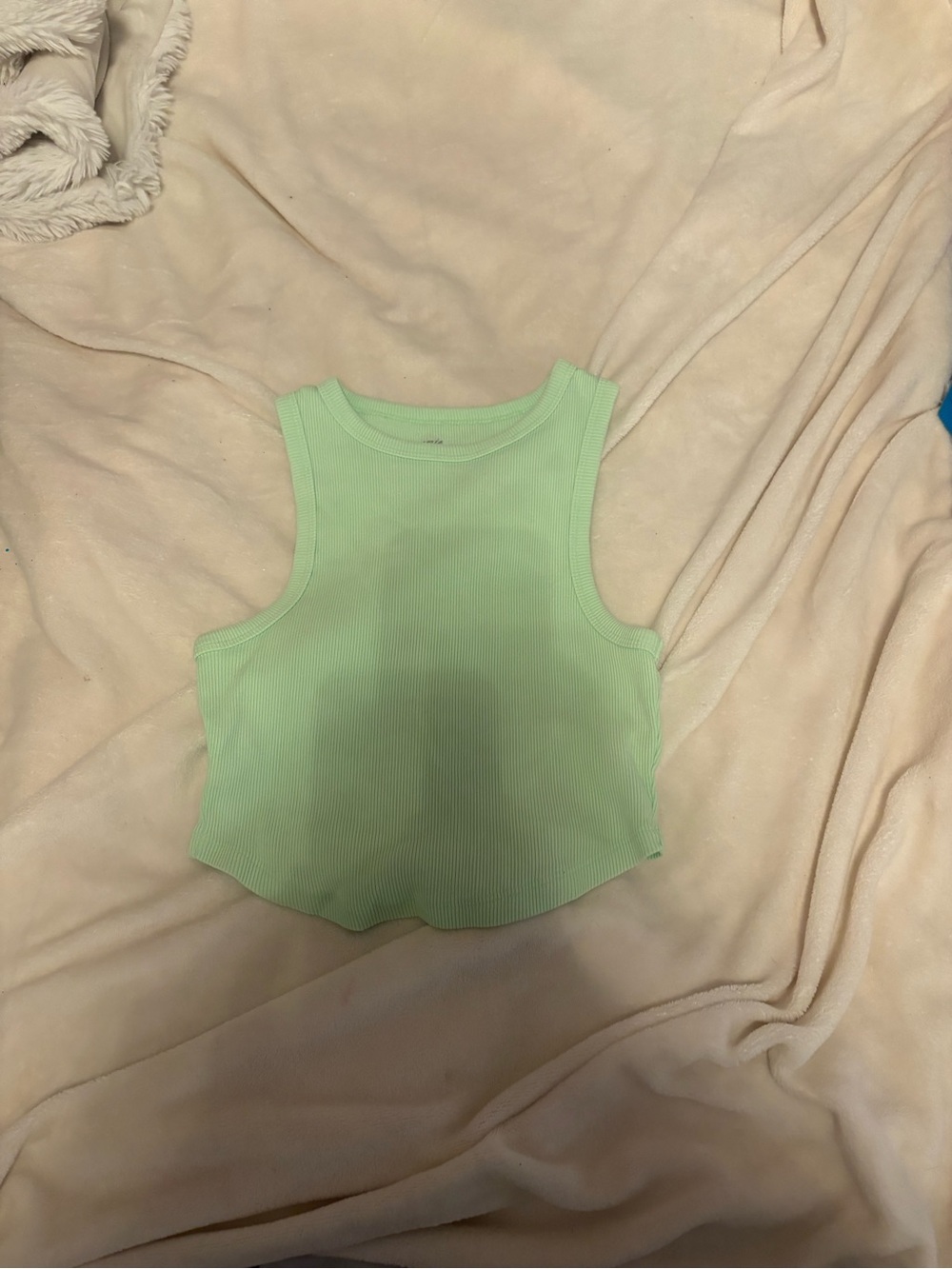 Target Light Green Ribbed Tank Top